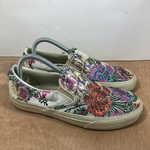 VANS Slip-On Floral Design Shoes
